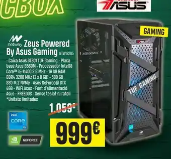 PCBox Procesador asus oferta