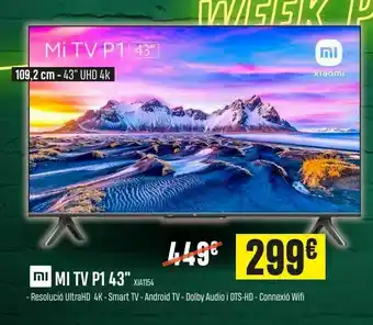 Mi tv p1 43''