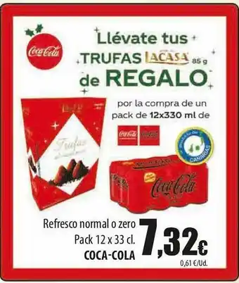 SPAR Lanzarote Refresco Normal O Zero Pack 12 Coca-cola 12x33cl oferta