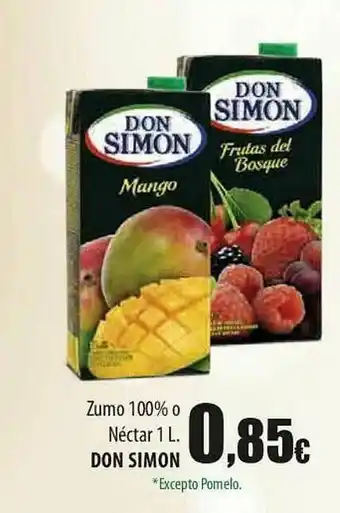SPAR Lanzarote Zumo 100% O Néctar Don Simon 1l oferta