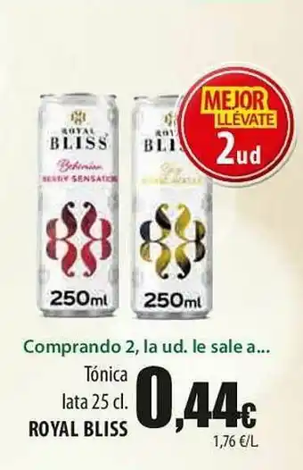 SPAR Lanzarote Tónica Royal Bliss 25cl oferta