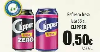 SPAR Lanzarote Refresco Fresa Clipper 33cl oferta