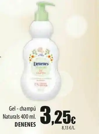 Gel - Champú Naturals Denenes 400ml