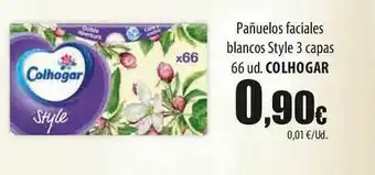 SPAR Lanzarote Pañuelos Faciales Blancos Style 3 Caps Colhogar oferta