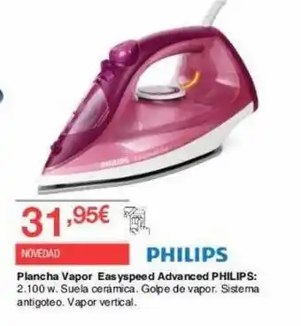 Chafiras Philips Plancha Vapor Easyspeed Advanced Philips oferta