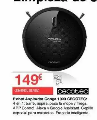 Chafiras Robot Aspirador Conga 1090 Cecotec oferta
