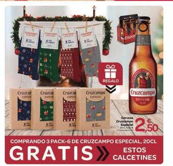 Supermercados El Jamón Cerveza Cruzcampo Especial 20 cl Pack-4 oferta