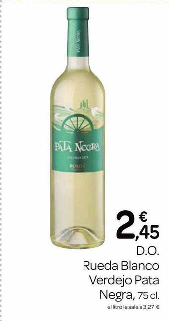Supermercados El Jamón Rueda Blanco Verdejo Pata Negra, 75 cl oferta