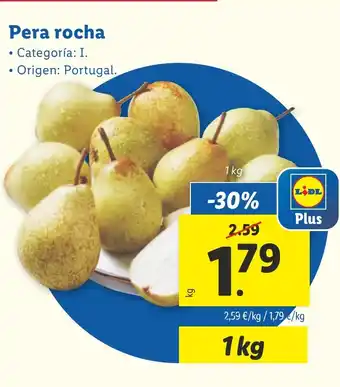 Lidl Pera rocha oferta