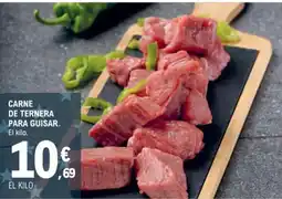 E.Leclerc Carne de ternera para guisar oferta
