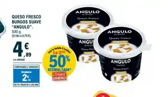 E.Leclerc ANGULO Queso fresco burgos suave oferta