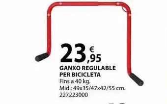 Fes Més Ganxo Regulable Per Bicicleta Fins a 40kg oferta