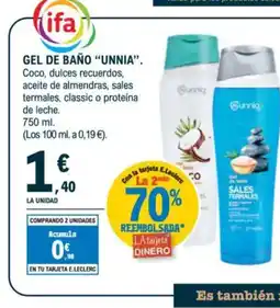 E.Leclerc UNNIA Gel de baño oferta