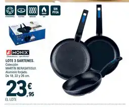 E.Leclerc Lote 3 sartenes oferta