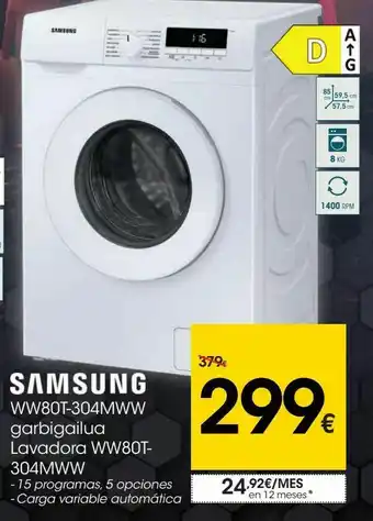 Eroski Lavadoras samsung oferta