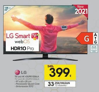 Eroski Tv led 4k oferta