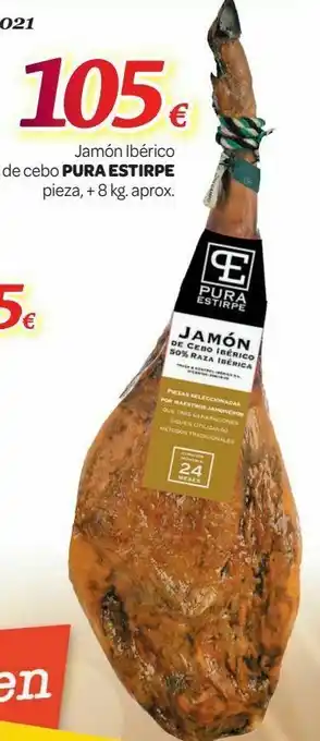 Alsara Supermercados Jamón ibérico de cebo pure estirpe oferta