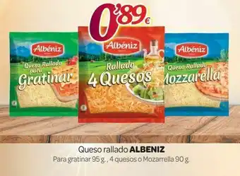 Alsara Supermercados Queso rallado albeniz oferta