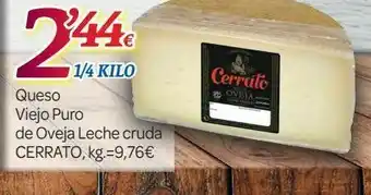 Alsara Supermercados Queso viejo cerrato oferta