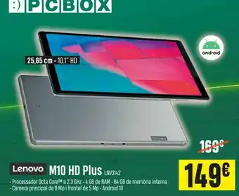 PCBox Procesador lenovo m10 hd plus oferta