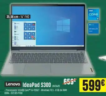 PCBox Portátil ideapad s300 lenovo oferta