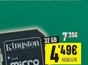 PCBox Micro sd 32gb kingston oferta