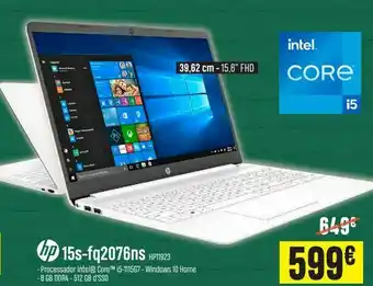 PCBox Portátil hp 15s- fq 2076ns oferta