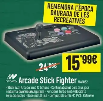 PCBox Arcade stick fighter netway oferta