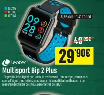 PCBox Multisport bip 2 plus leotec oferta