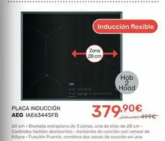 Cenor Placa Idnucción Aeg Iae6344sfb oferta