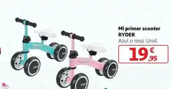 Alcampo Mi Primer Scooter Ryder oferta