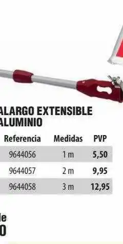 Optimus Alargo Extensible Aluminio 1 m oferta