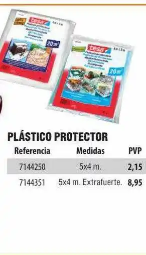 Plástico Protector 5 x 4 m.