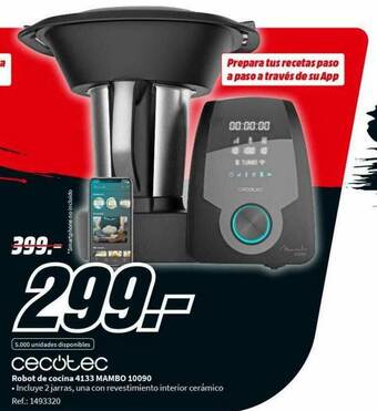 MediaMarkt Cecotec Robot De Cocina 4133 Mambo 10090 oferta