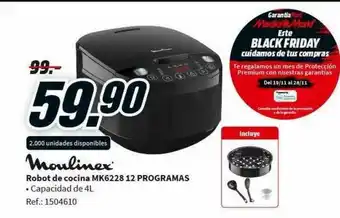 MediaMarkt Moulinex Robot De Cocina Mk6228 12 Programas oferta