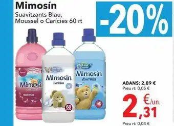Clarel Mimosin Suavitzants Blau Moussel O Caricies oferta