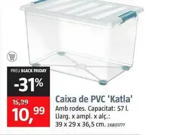 Bauhaus Caixa De Pvc 'katla' oferta