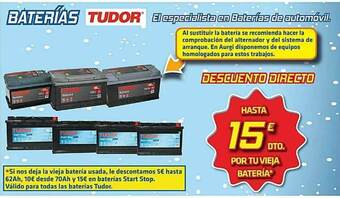 Baterías Tudor