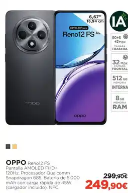 El Corte Inglés OPPO Reno12 FS oferta