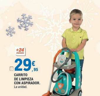 E.Leclerc Carrito De Limpieza Con Aspirador oferta