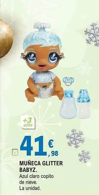 E.Leclerc Muñeca Glitter Babyz oferta