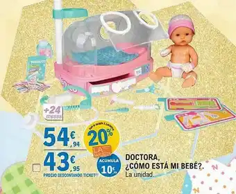 E.Leclerc Doctora ¿cómo Está Mi Bebé? oferta