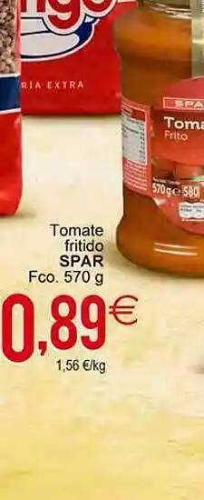 Plenus Supermercados Tomate Fritido Spar 570g oferta