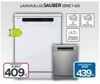Tien 21 Lavavajillas Sauber Serie-7-60i oferta