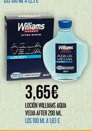 Claudio Locíon Williams Aqua Velva After oferta