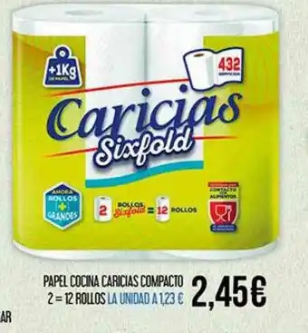 Claudio Papel Cocina Caricias Compacto oferta