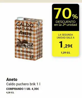 BM Supermercados Aneto Caldo Puchero 1L oferta