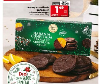 Dia Naranja confitada bañada en chocolate negro 150g oferta