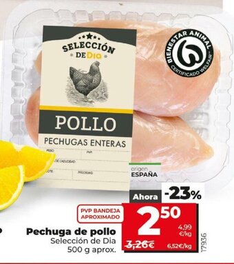 Dia Pechuga de pollo 500g oferta