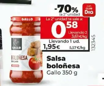 Dia Salsa boloñesa 350g oferta